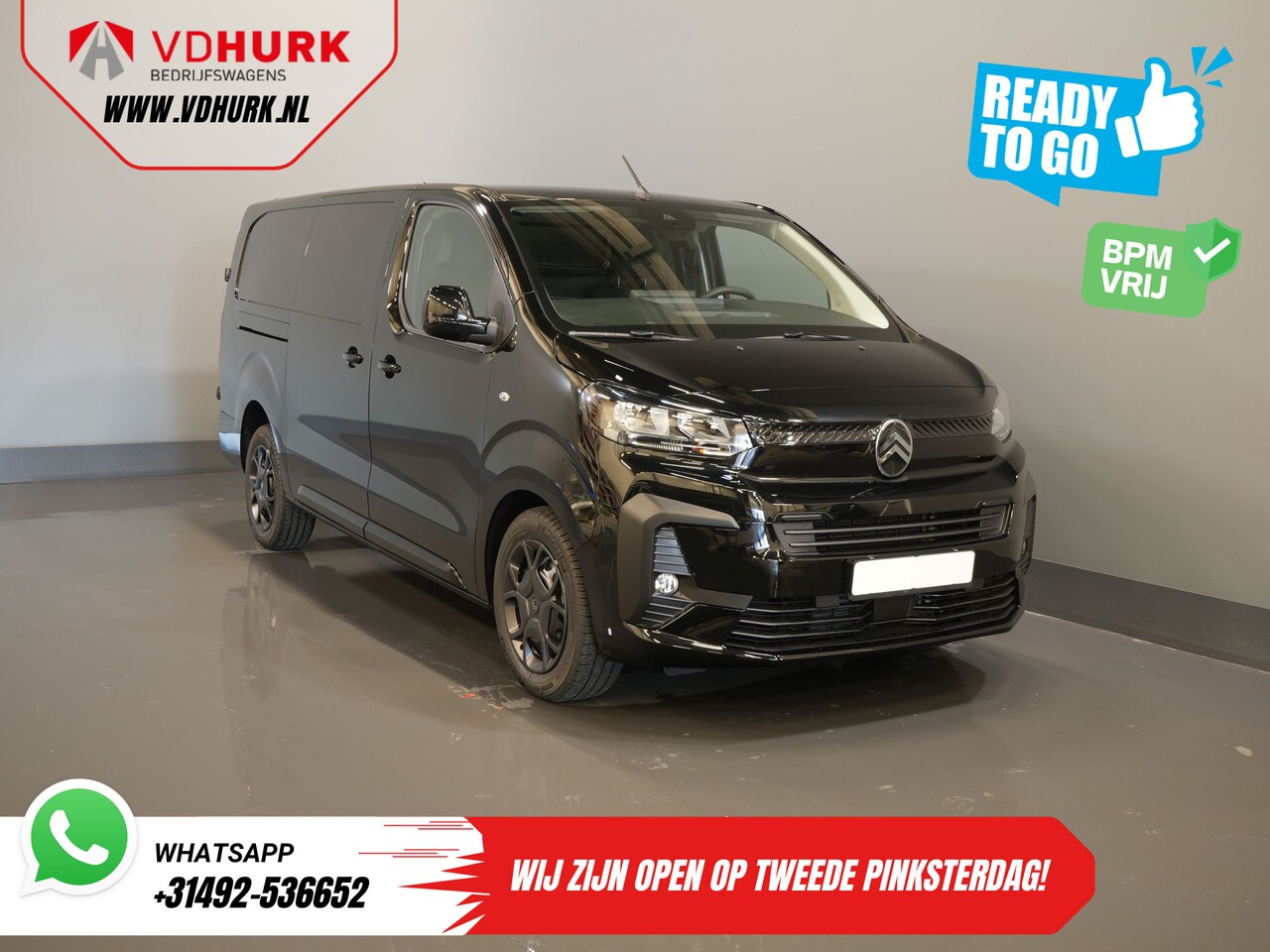 Citroën Jumpy - 2.0 HDI 180 pk Aut. L3 BPM VRIJ! Navi/ Carplay/ Camera/ PDC/ Cruise/ Airco - AutoWereld.nl