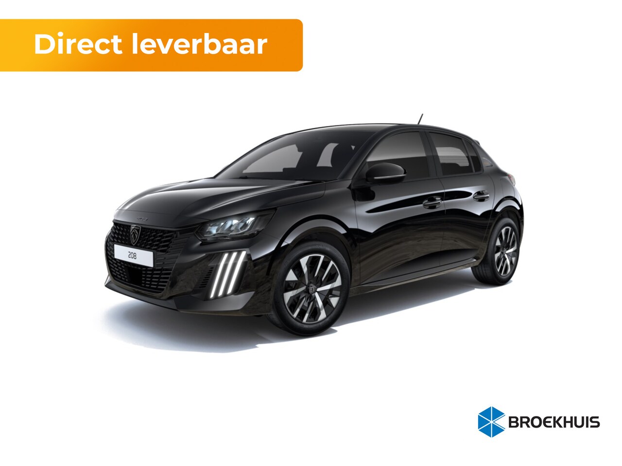 Peugeot 208 - Peugeot Style | Dashboard en deurpanelen in kunststof met carboneffect | Elektrisch verste - AutoWereld.nl
