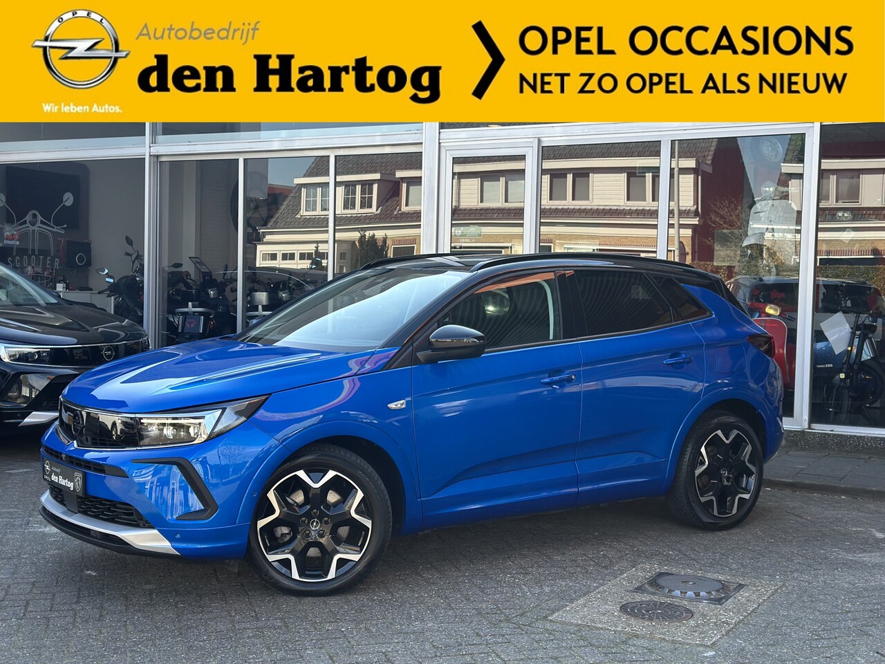 Opel Grandland - 1.6 Turbo Hybrid 4x4 Ultimate 300PK/Night vision/Leder/360 camera - AutoWereld.nl