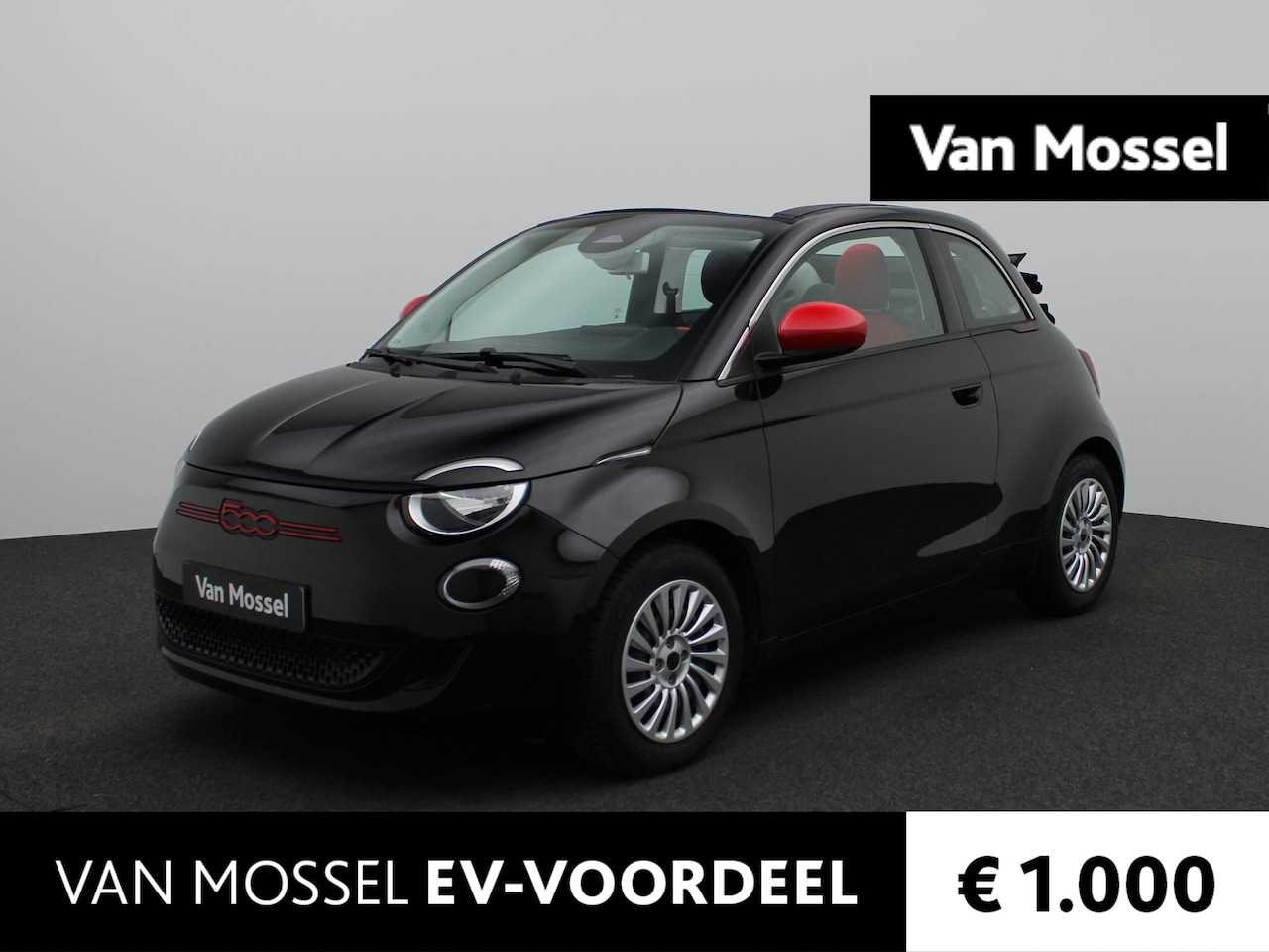 Fiat 500 C - 500e RED 42 kWh | Navigatie | Climate Control | - AutoWereld.nl
