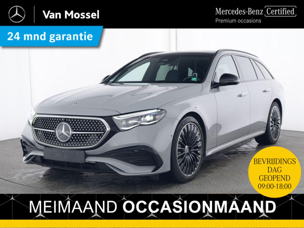 Mercedes-Benz E-klasse Estate - 300 e AMG Line / Panoramadak/ SUPERSCREEN/ Night/ Burmester/ 20 inch/ Digital Light/ El. T - AutoWereld.nl