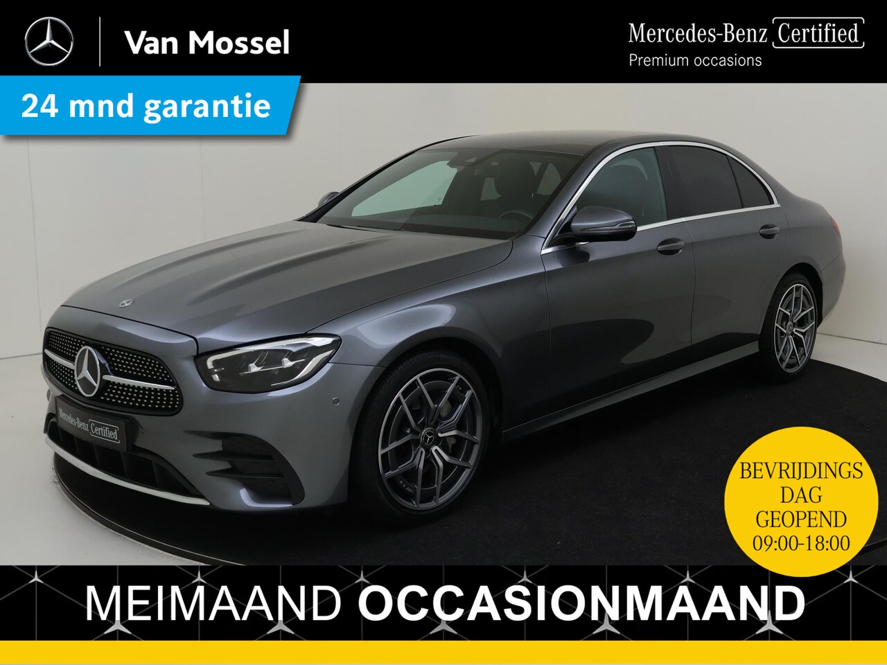 Mercedes-Benz E-klasse - 200 Business Solution AMG / Stoelverwarming / Achteruitrijcamera / Sfeerverlichting / - AutoWereld.nl