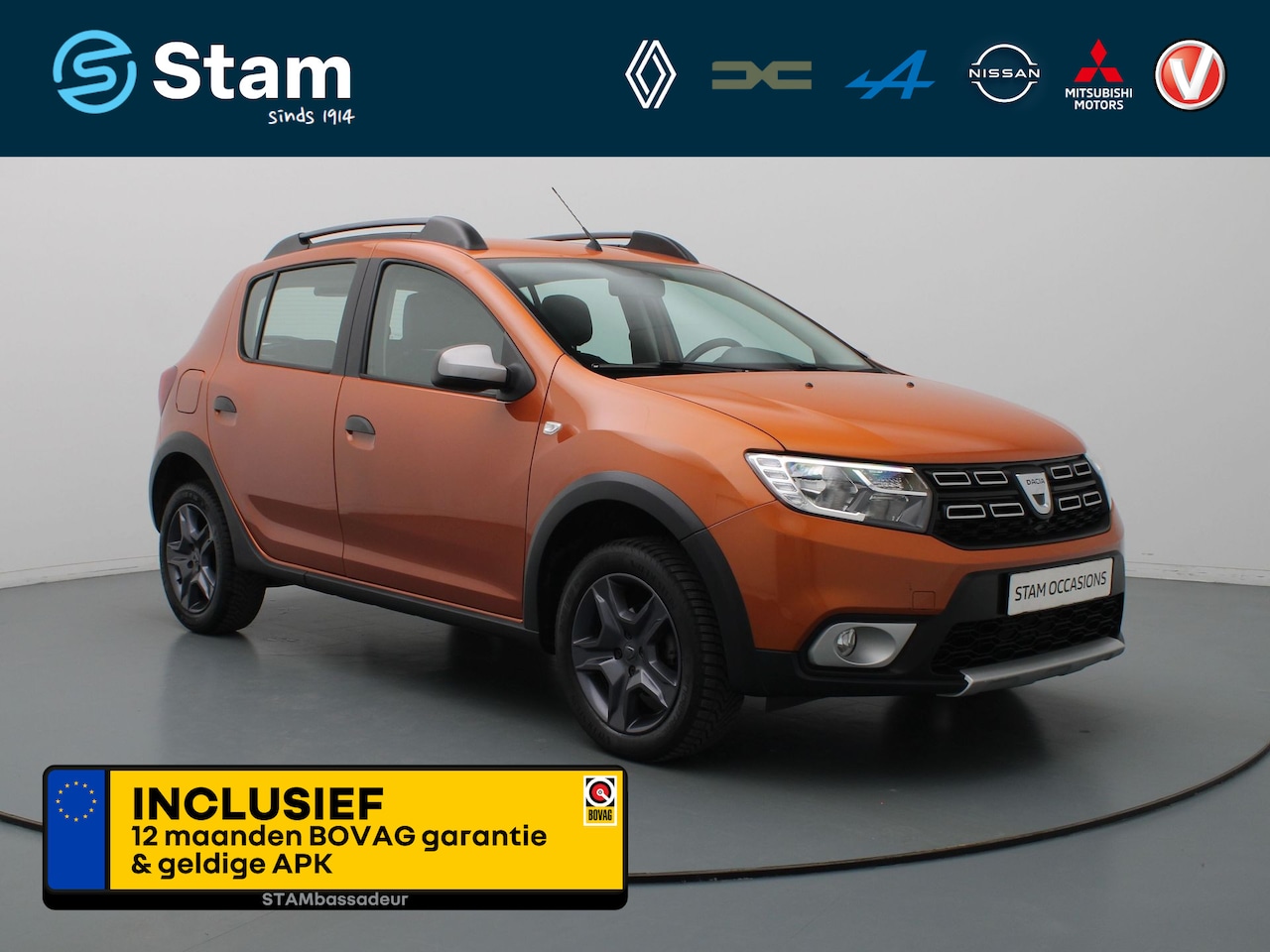 Dacia Sandero Stepway - 0.9 TCe SL Airco | Cruise | Navi | Parkeersens. achter - AutoWereld.nl