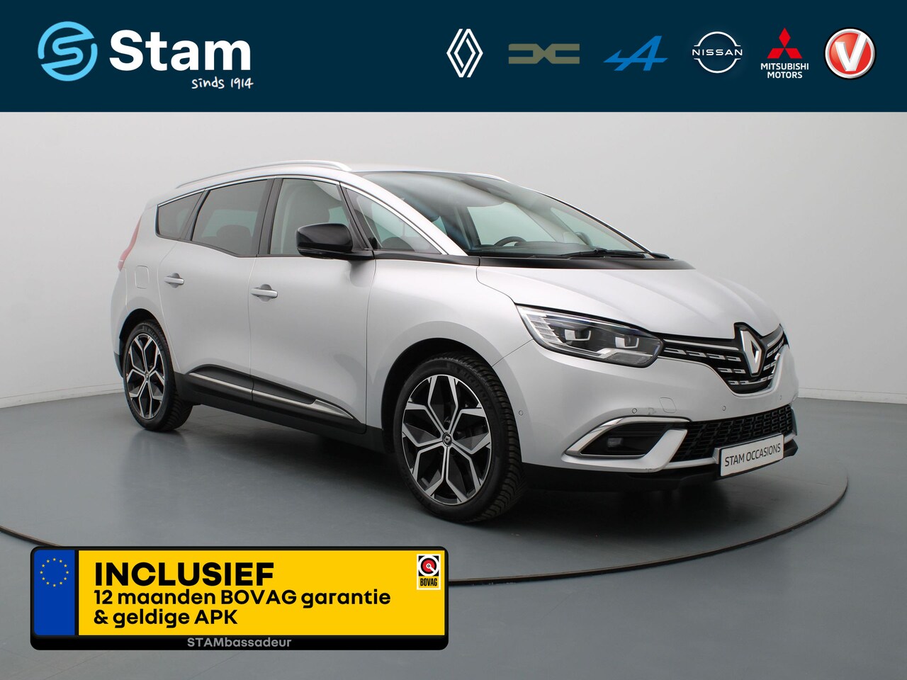 Renault Grand Scénic - TCe 140pk Intens 7-Persoons EDC/Automaat Adapt. cruise | Camera | Climate | Head-Up | Navi - AutoWereld.nl