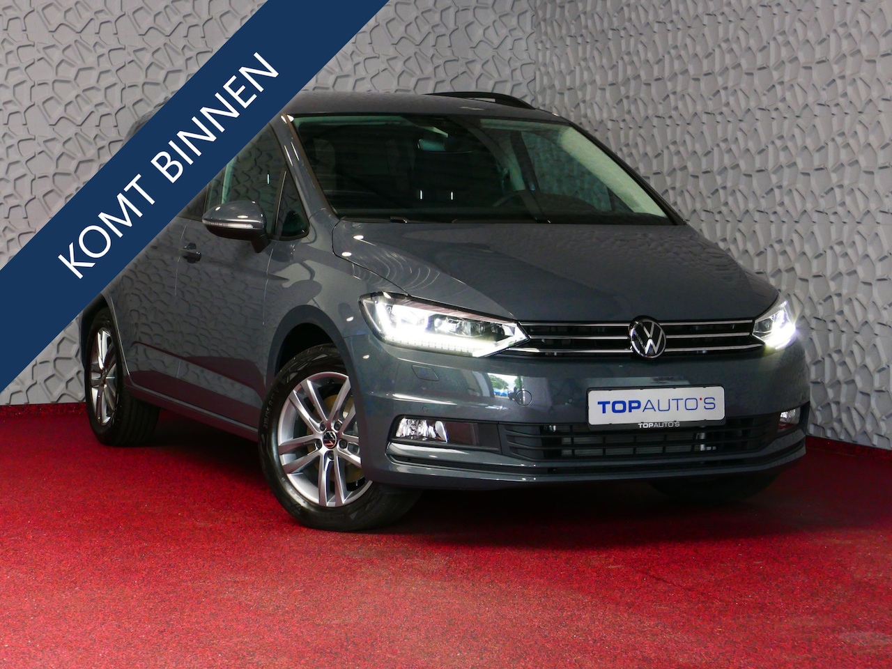 Volkswagen Touran - 1.5 TSI 150PK 7P CARPLAY NAVI CAMERA LED ELEK.KLEP VIR.COCKPIT DODE.HOEK DET. STOELVERW KE - AutoWereld.nl