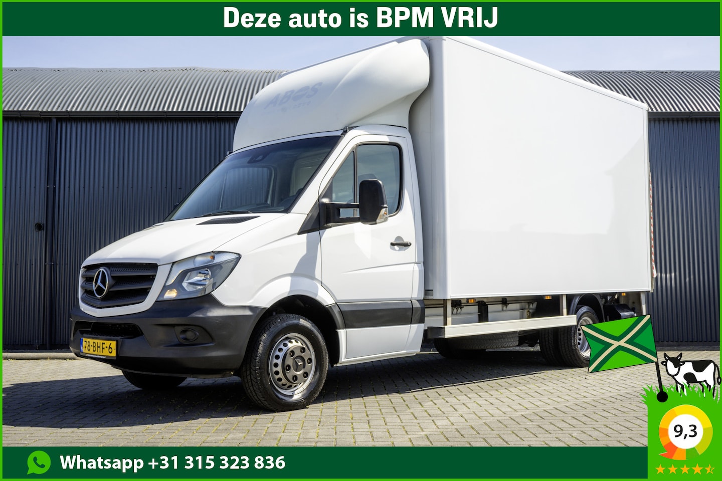 Mercedes-Benz Sprinter - 513CDI | Bakwagen met laadklep (1000 kg) | Euro 6 | Navi | Cruise | Airco | LV: 2175KG - AutoWereld.nl