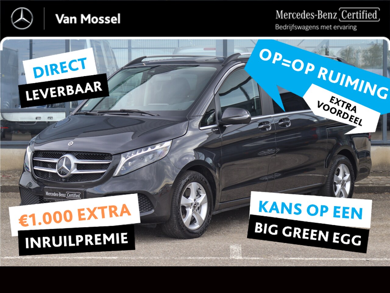 Mercedes-Benz V-klasse - V300d L3 D.C. Avantgarde Edition | AIRMATIC/360˚ CAMERA/DISTRONIC | Certified - AutoWereld.nl