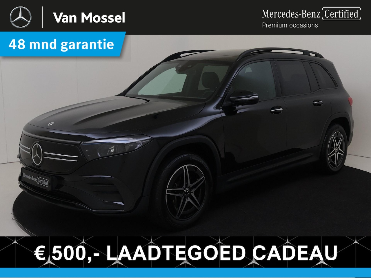 Mercedes-Benz EQB - 250 AMG Line 67 kWh / Stoelverwarming / 360Graden-Camera / Panaroma-schuifdak / Night-Pakk - AutoWereld.nl