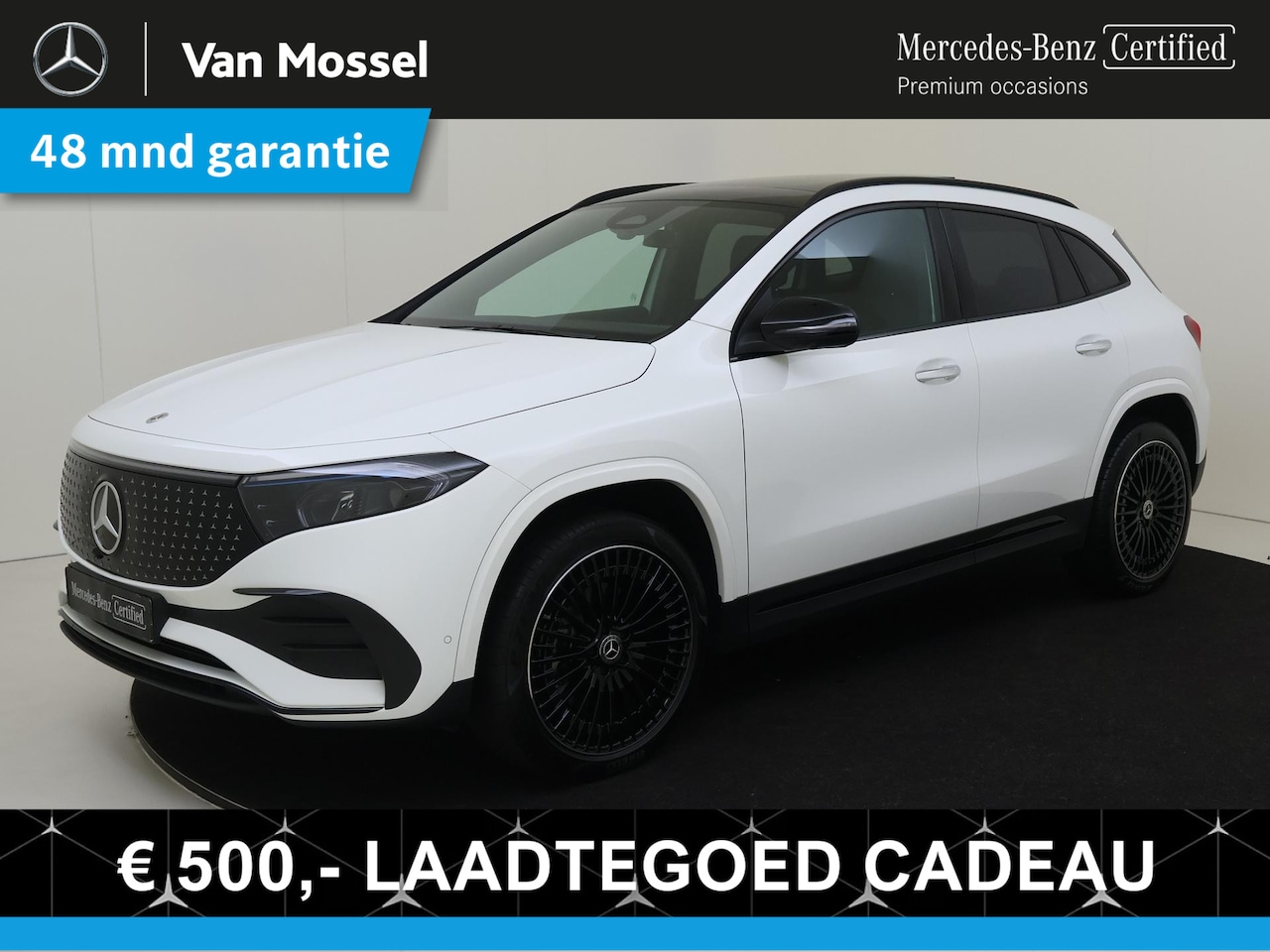 Mercedes-Benz EQA - 250+ AMG Line 71 kWh AMG /Panoramadak / Night pakket/ 20 Inch /Winter pakket - AutoWereld.nl