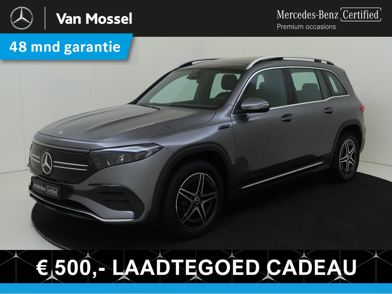 Mercedes-Benz EQB - 300 4MATIC AMG Line 67 kWh /AMG /Panoramadak / Night pakket/ 18 Inch - AutoWereld.nl