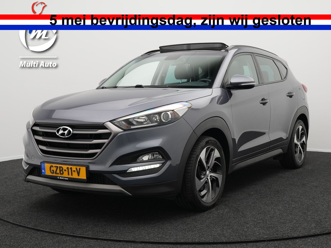 Hyundai Tucson - 1.6 T-GDI Premium Automaat | Panodak | Lederen Sportstoelen | Trekhaak Afneembaar | Apple - AutoWereld.nl