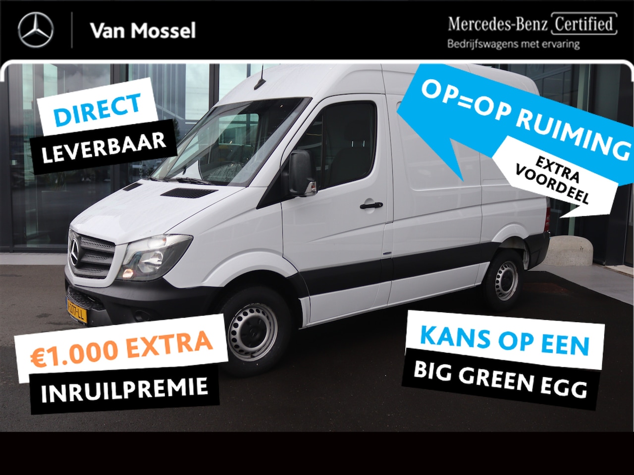 Mercedes-Benz Sprinter - 211 CDI Aut. L1H2 |NAVI/AIRCO/CAMERA/CRUISE CONTROL . - AutoWereld.nl