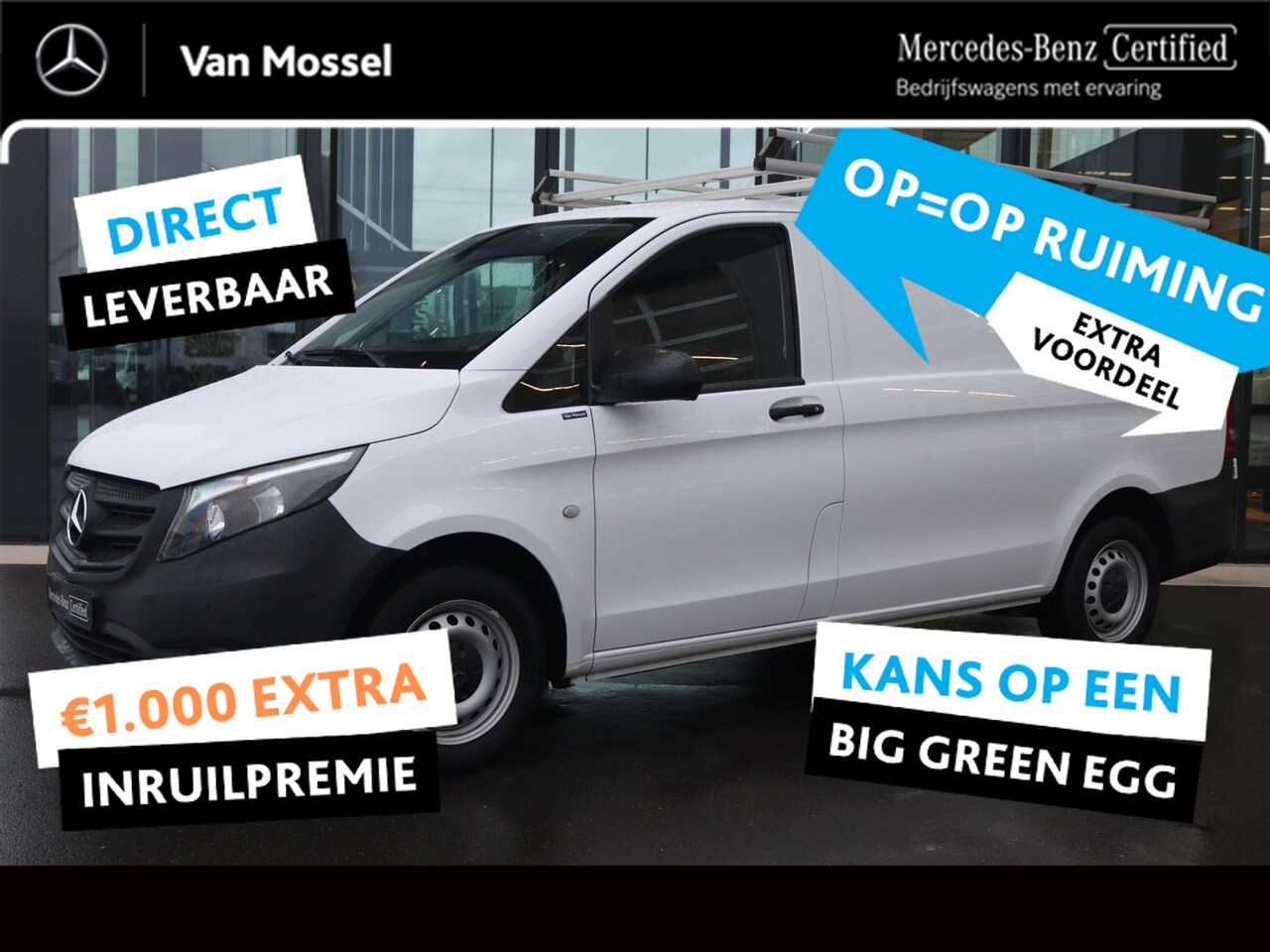 Mercedes-Benz Vito - 114 CDI Lang |NAVI/AIRCO/CAMERA/IMPERIAAL | Certified . - AutoWereld.nl