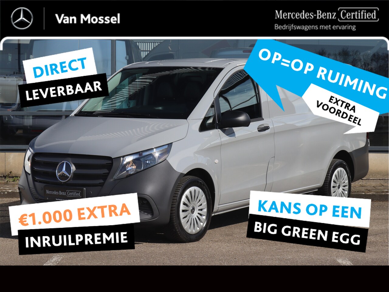 Mercedes-Benz Vito - 114 CDI L2 Pro | AIRCO/CAMERA/CRUISE/2.500KG AHW | Certified . - AutoWereld.nl