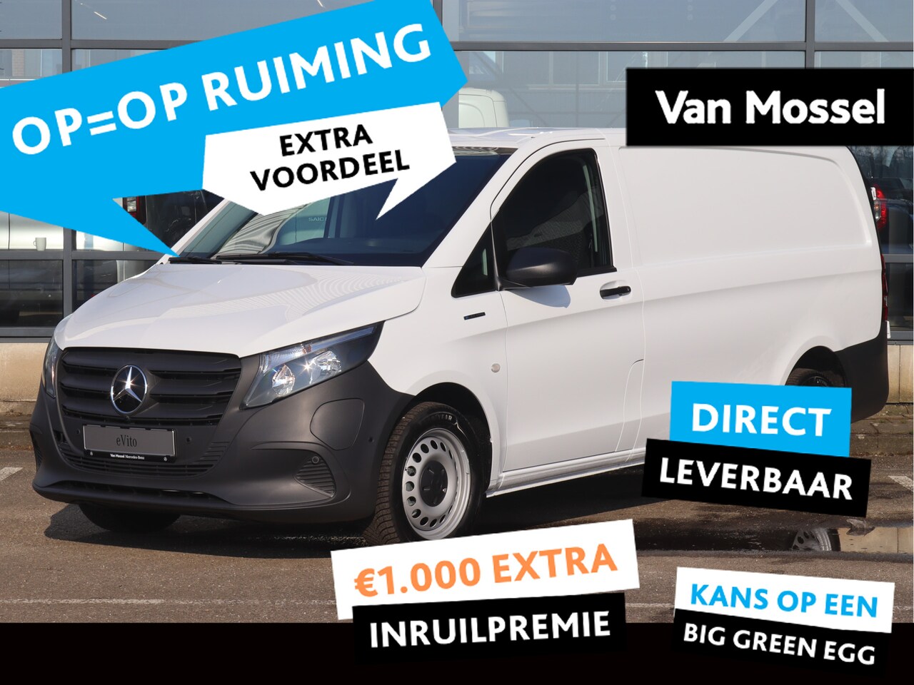 Mercedes-Benz eVito - eVito Lang 66 kWh Lang 66 kWh . - AutoWereld.nl