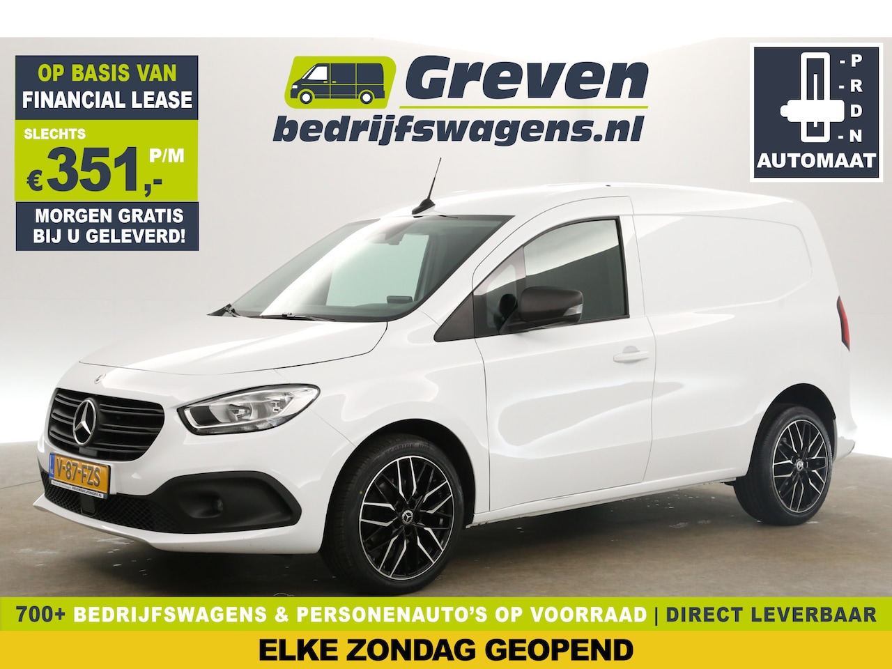 Mercedes-Benz Citan - 110 CDI L1H1 Automaat Airco Carplay Cruise 18''LMV PDC Stoelverw. Elektrpakket Schuifdeur - AutoWereld.nl