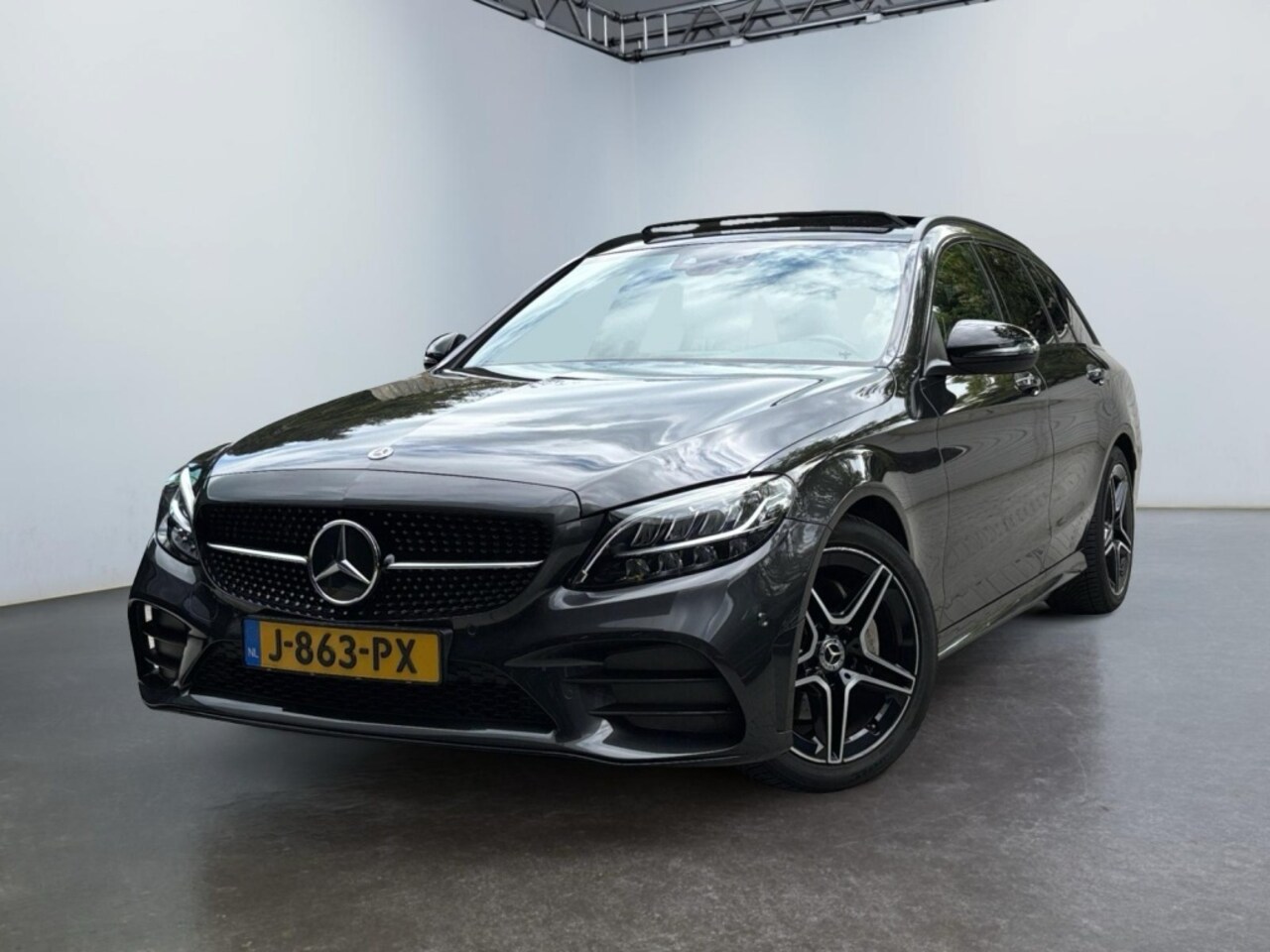 Mercedes-Benz C-klasse Estate - 180 Business Solution AMG | Panoramadak | NAP | Trekhaak | Digit - AutoWereld.nl