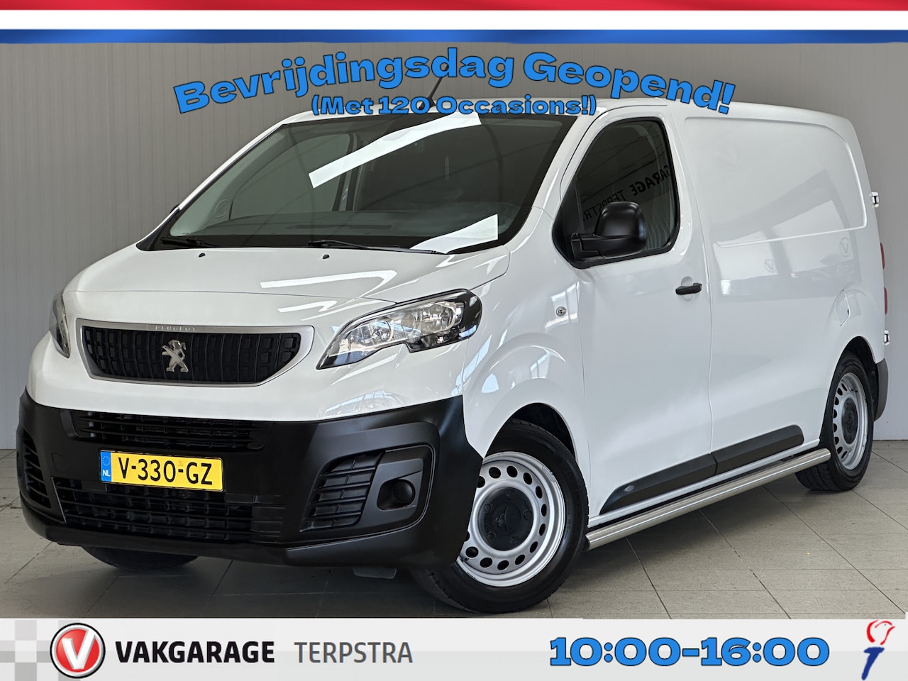 Peugeot Expert - 226S 1.6 BlueHDI 115 Premium/ Zij-Schuifdeur rechts/ 3-Zitplaatsen voor/ Side-Bars/ Airco/ - AutoWereld.nl