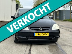 Honda Civic - 1.6i LS 2002 5drs Airco Zwart APK