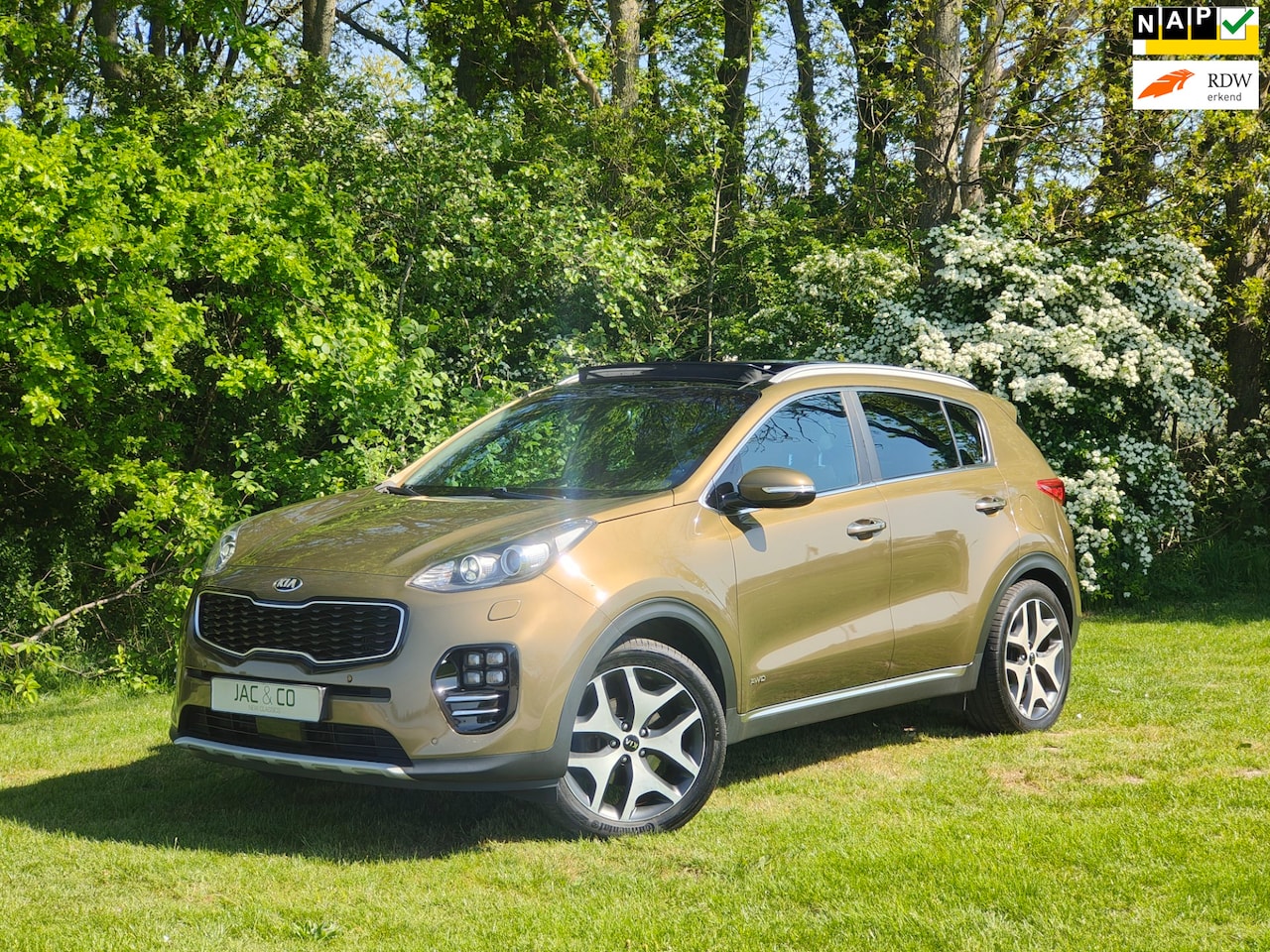 Kia Sportage - 1.6 T-GDI 4WD GT-PlusLine Voorzien van alle denkbare opties !! - AutoWereld.nl