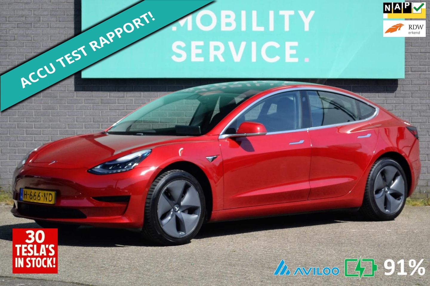 Tesla Model 3 - Standard RWD Plus 60 kWh SOH86% Pano AutoPilot LED ACCU- CHECK - AutoWereld.nl