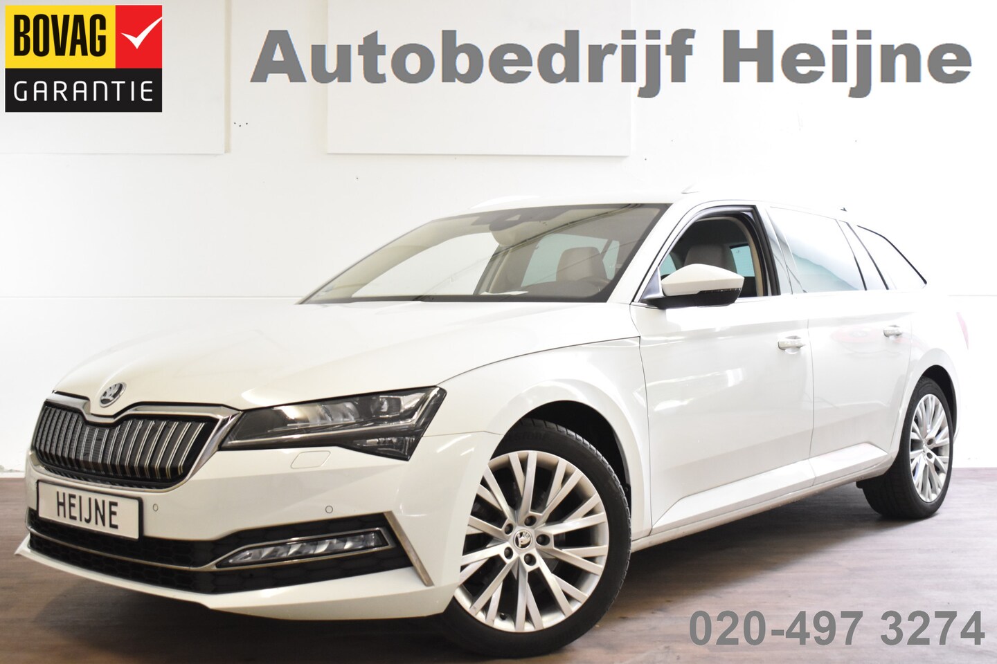 Skoda Superb Combi - iV 218PK DSG HYBRID BUSINESS VIRTUAL/NAVI/TREKHAAK - AutoWereld.nl