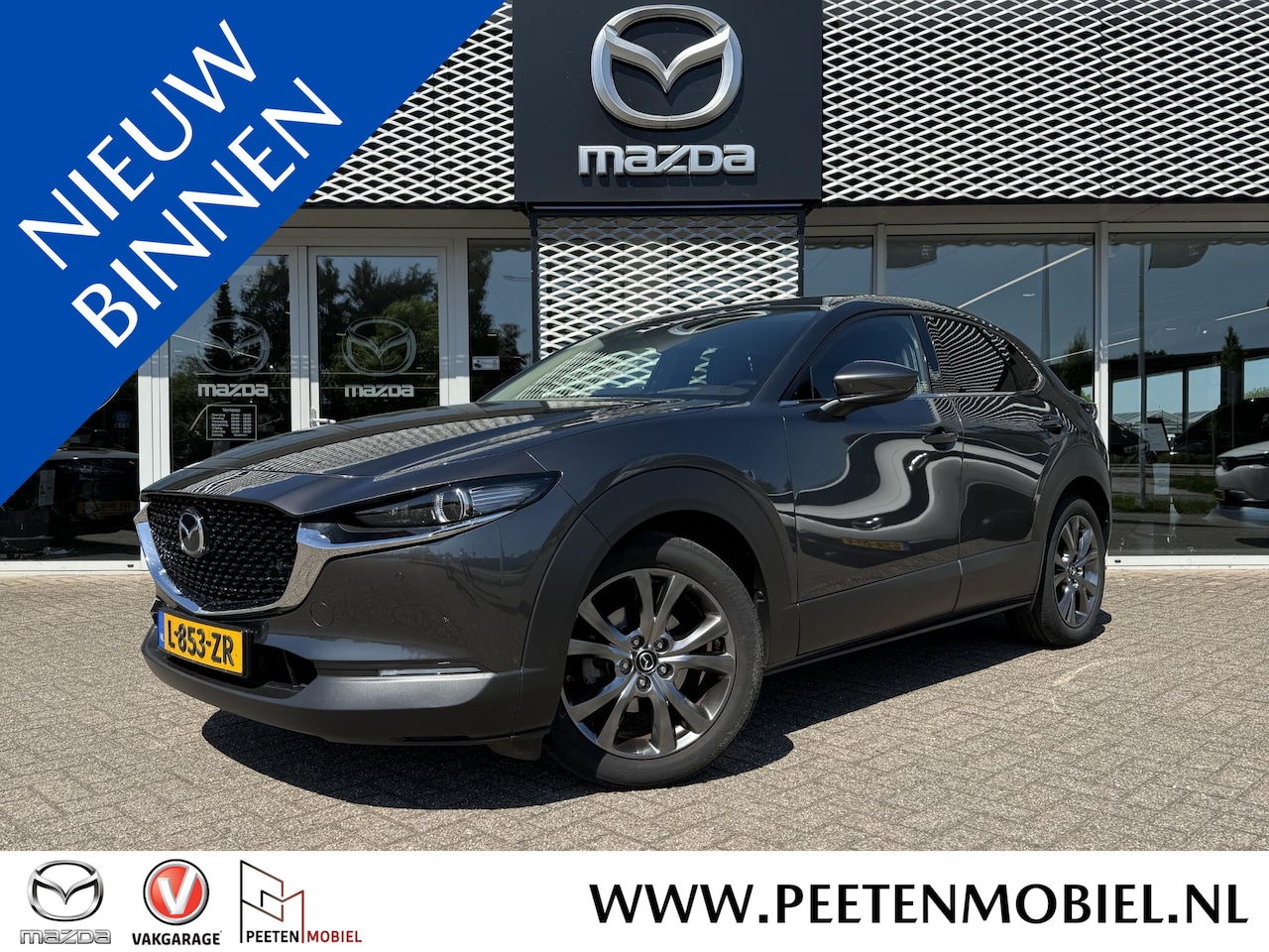 Mazda CX-30 - 2.0 e-SkyActiv-X M Hybrid Luxury Automaat | NL AUTO | DEALER ONDERHOUDEN | LEDEREN BEKLEDI - AutoWereld.nl