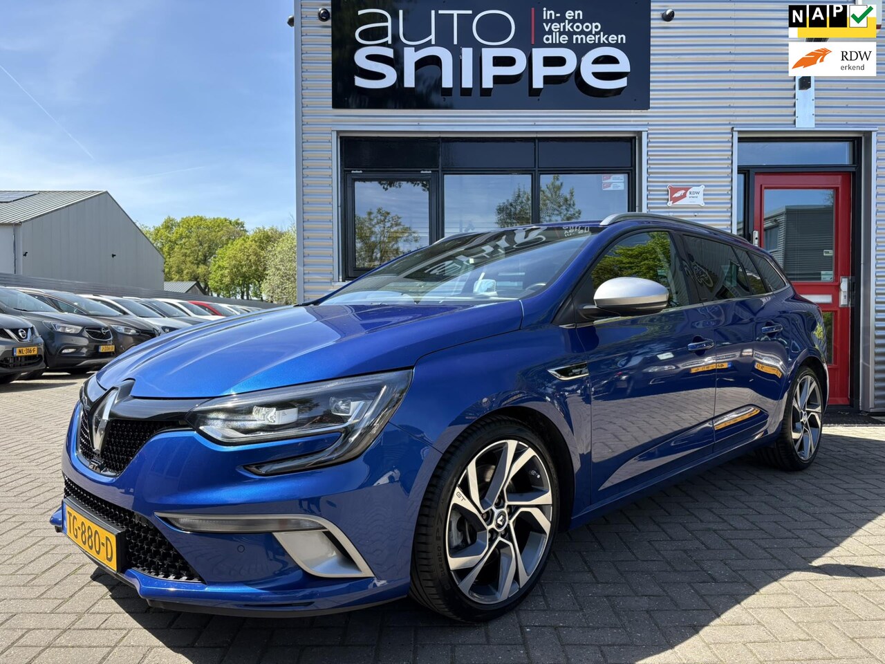 Renault Mégane Estate - 1.6 TCe GT -205 PK-AUTOMAAT-STOELVERWARMING-ADAPTIVE CRUISE-APPLE CARPLAY/ANDROID AUTO-HEA - AutoWereld.nl