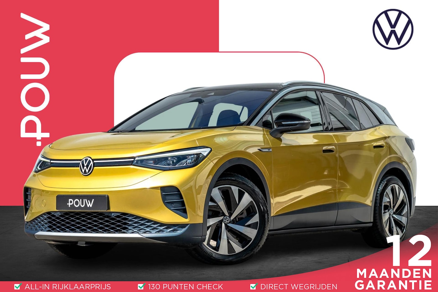 Volkswagen ID.4 - 204pk First 77 kWh | SoH 94% | Trekhaak | Navigatie | Achteruitrijcamera | Stoelverwarming - AutoWereld.nl