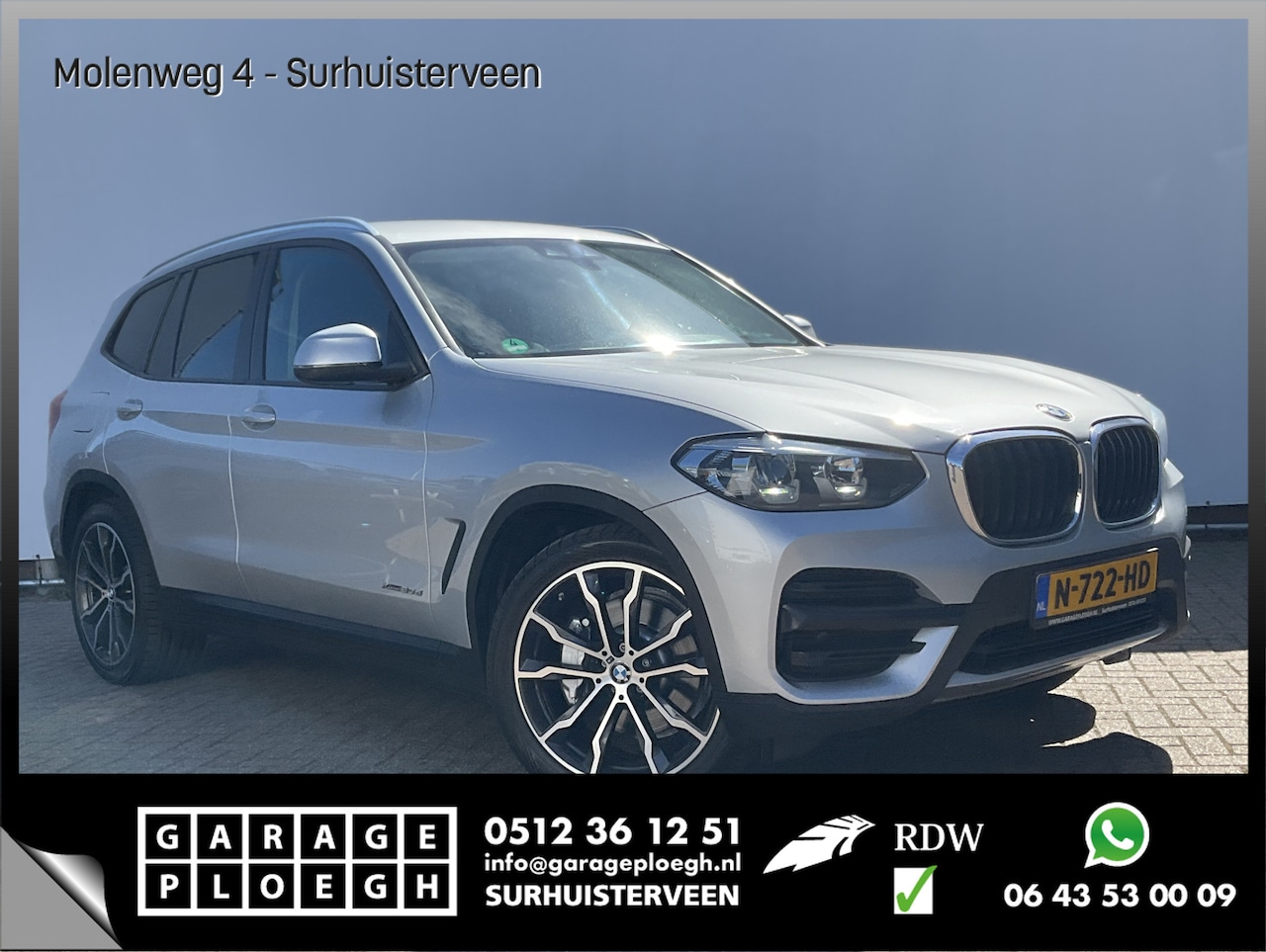 BMW X3 - 3.0 6-Cil Xdrive Automaat Leder Nav/Cruise Stoelverw Facelift! - AutoWereld.nl