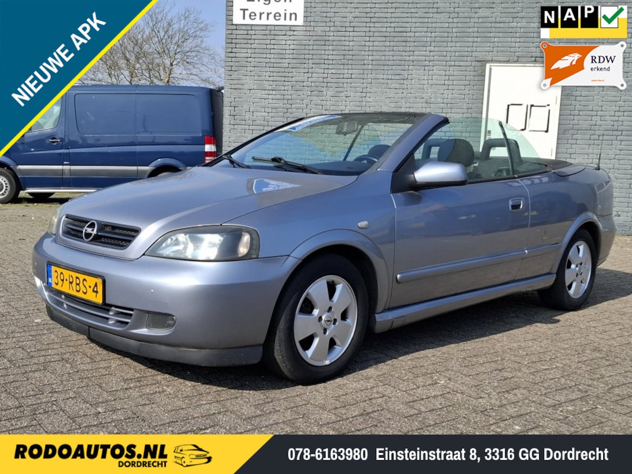 Opel Astra Cabriolet - 1.6-16V Nieuwe APK Motor tikt bovenin! - AutoWereld.nl