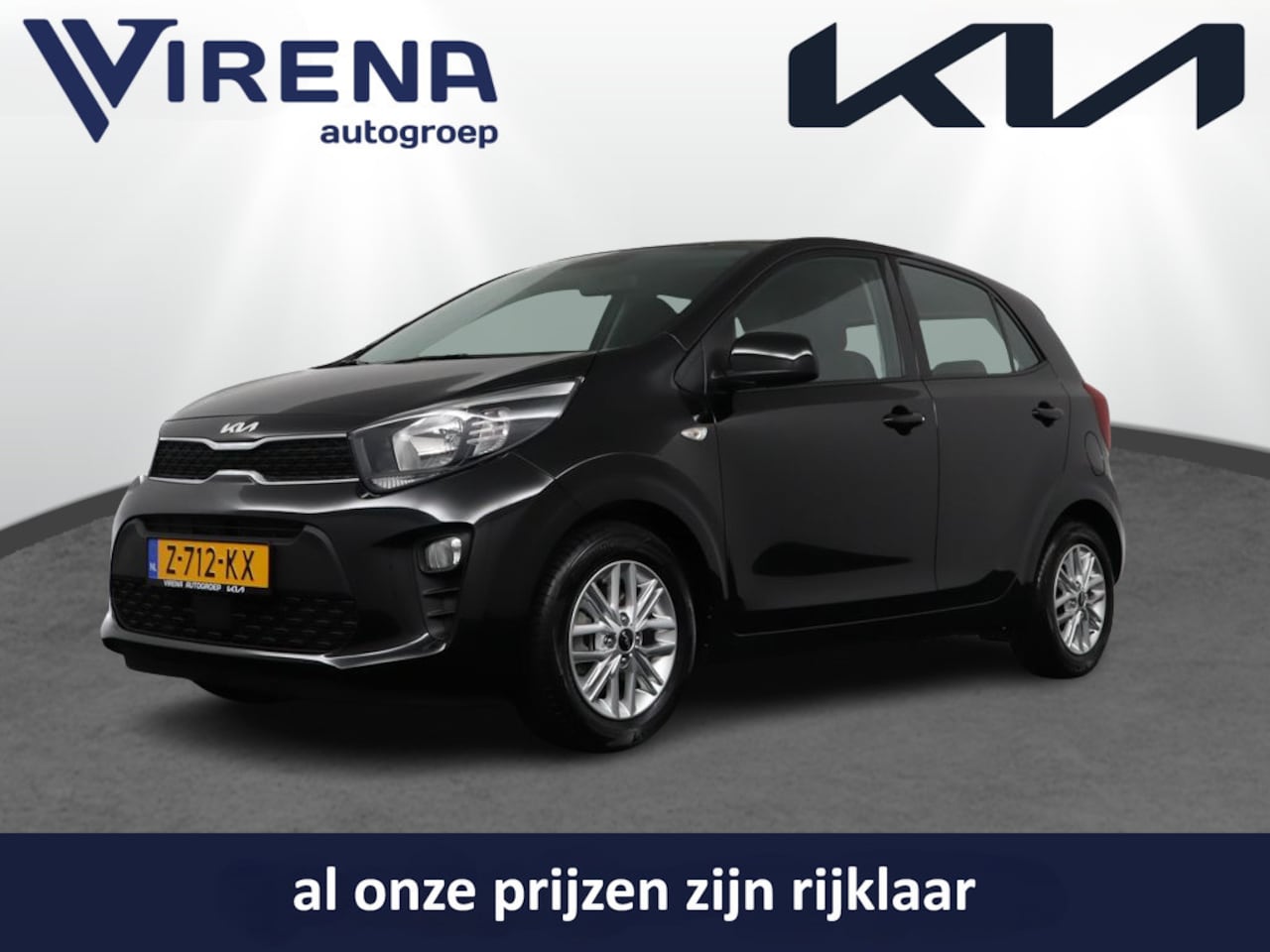 Kia Picanto - 1.0 DPi DynamicLine - Apple CarPlay/Android Auto - Airco - Cruise Control - Achteruitrijca - AutoWereld.nl