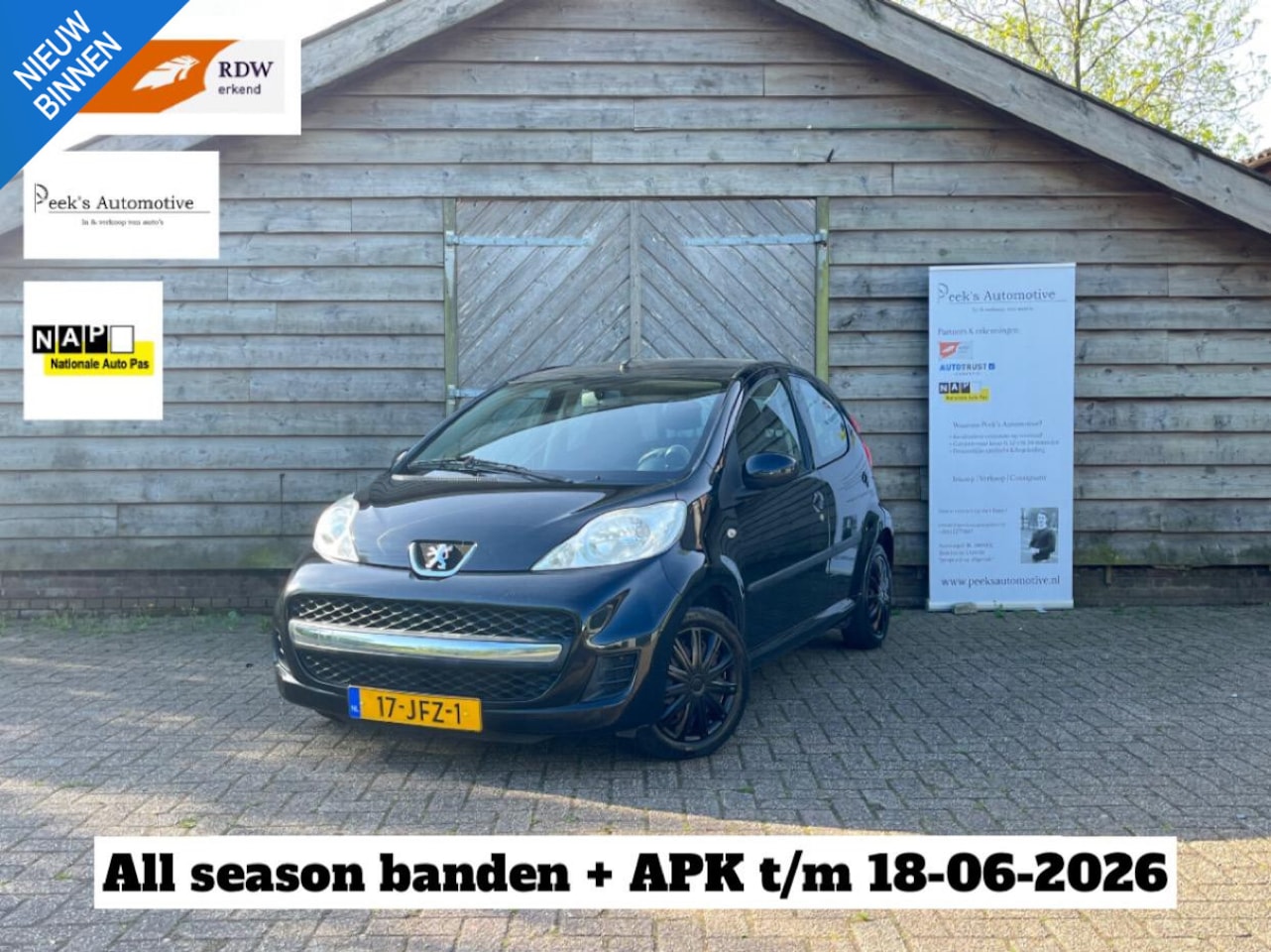 Peugeot 107 - 1.0-12V Sublime | Airco | Elektrische ramen | Black Edition | 5-Deurs | NAP | Nieuwe APK | - AutoWereld.nl