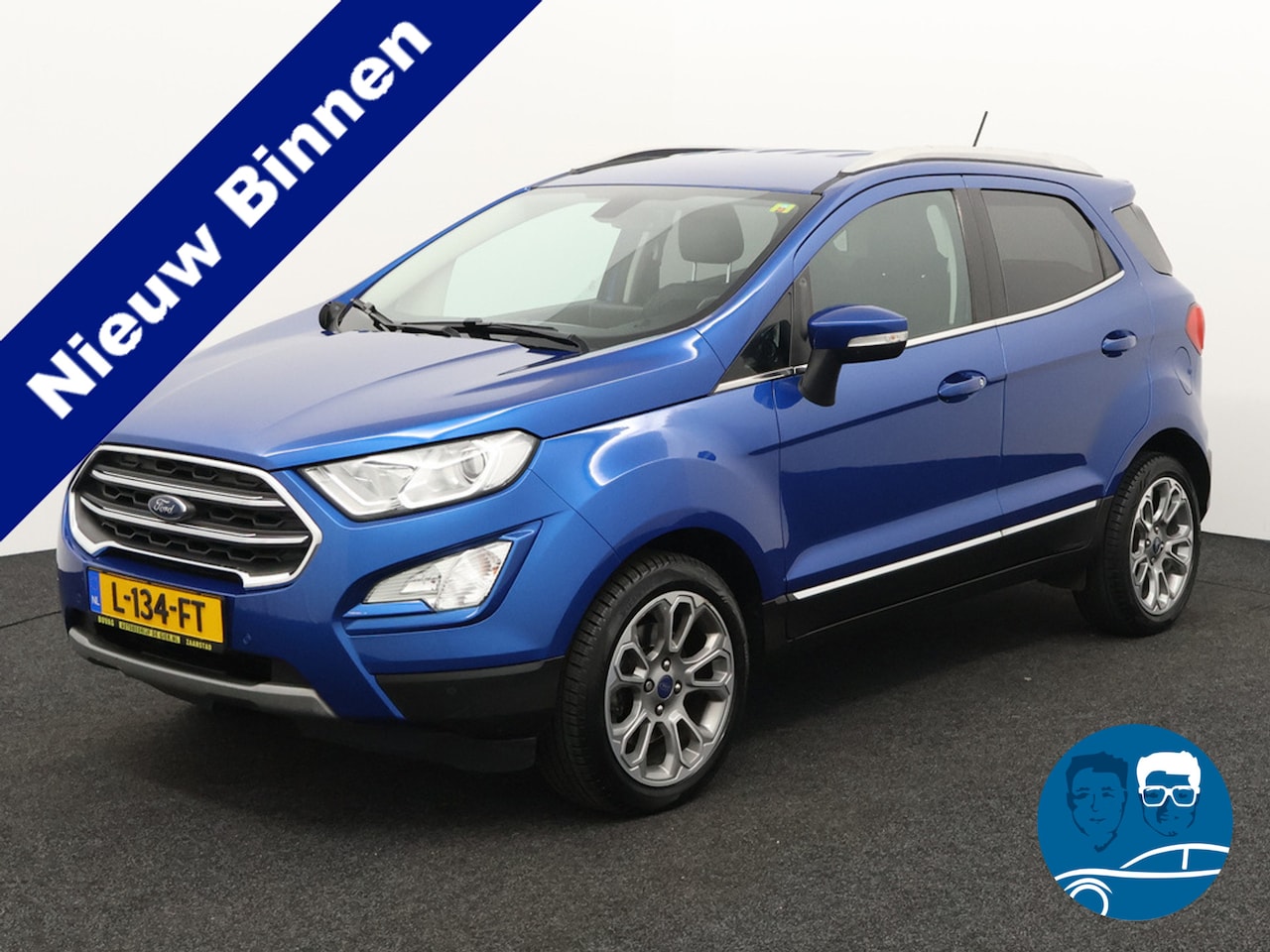 Ford EcoSport - 1.0 EcoBoost Titanium AUTOMAAT Trekhaak Carplay Cruisec Airco Navi stoel/stuurverw Llmvelg - AutoWereld.nl