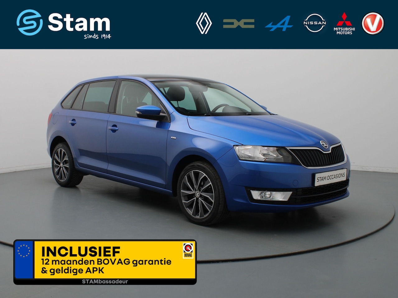 Skoda Rapid Spaceback - 90pk TSI Greentech Drive Cruise | Climate | Navi | Parkeersens. achter | Stoelverw. | Pano - AutoWereld.nl