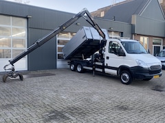 Iveco Daily - 50 C 14G 375 CNG Kipper Laadkraan Knijper Rotator 1610kg laadvermogen Be combi Liftas Clic