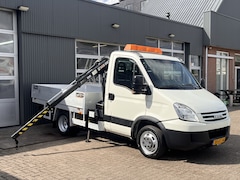 Iveco Daily - 35C10 300 Pick-up Laadkraan Hiab 008T steunpoot 3-Persoons 1e eigenaar Openlaadbak P-up Pr