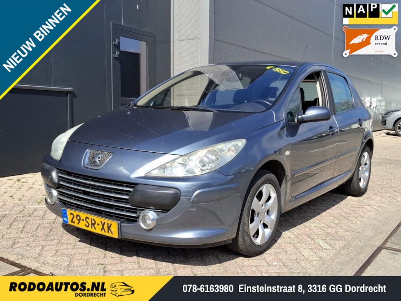 Peugeot 307 - 1.6-16V Griffe 5D Airco/Schuifd APK 2026! - AutoWereld.nl