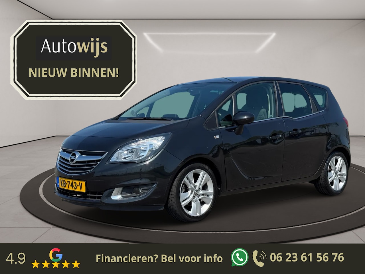 Opel Meriva - 1.4 Turbo|AUT|Navi|73DKM|Stuurverw|LM-Velg|Cruise Control - AutoWereld.nl
