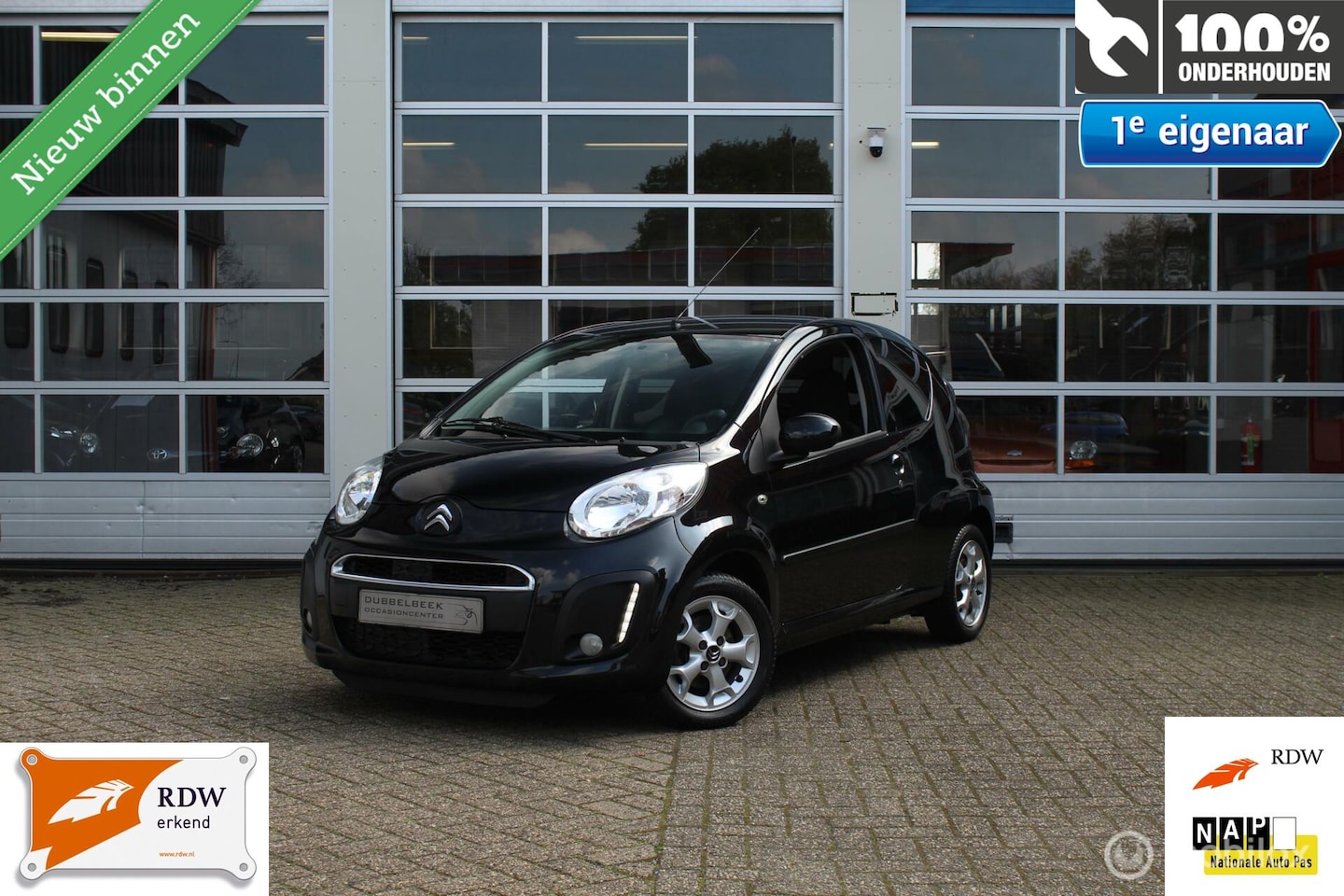 Citroën C1 - 1.0-12V 3-Deurs Facelift AUTOMAAT Exclusive-Sport Airconditioning Ledverlichting Bluetooth - AutoWereld.nl