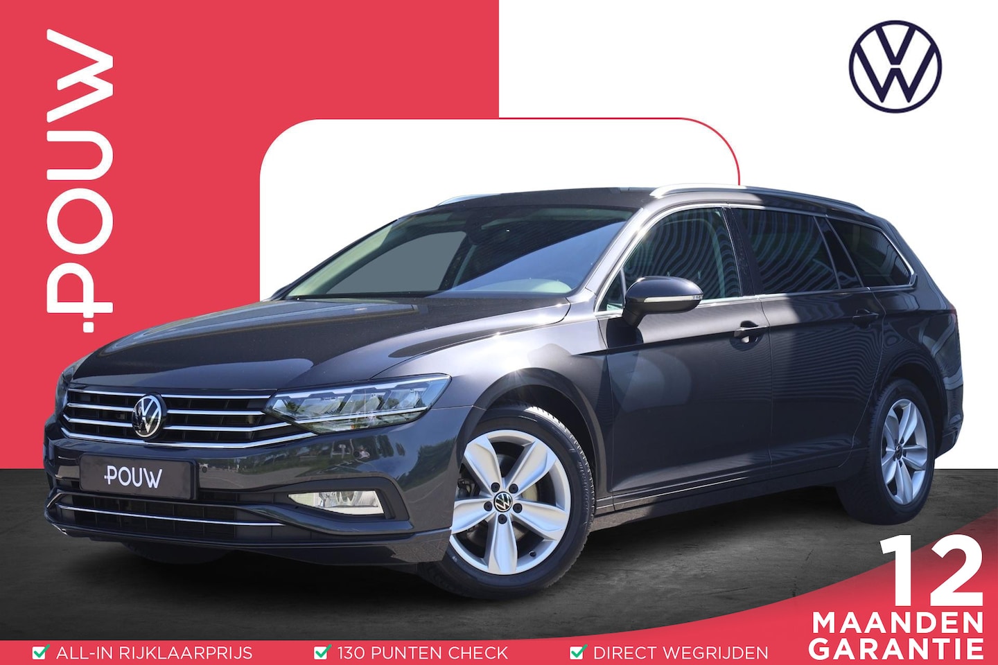 Volkswagen Passat Variant - 1.5 TSI 150pk DSG Business | Camera Achter | Trekhaak | Allseason Banden | Apple Carplay - AutoWereld.nl
