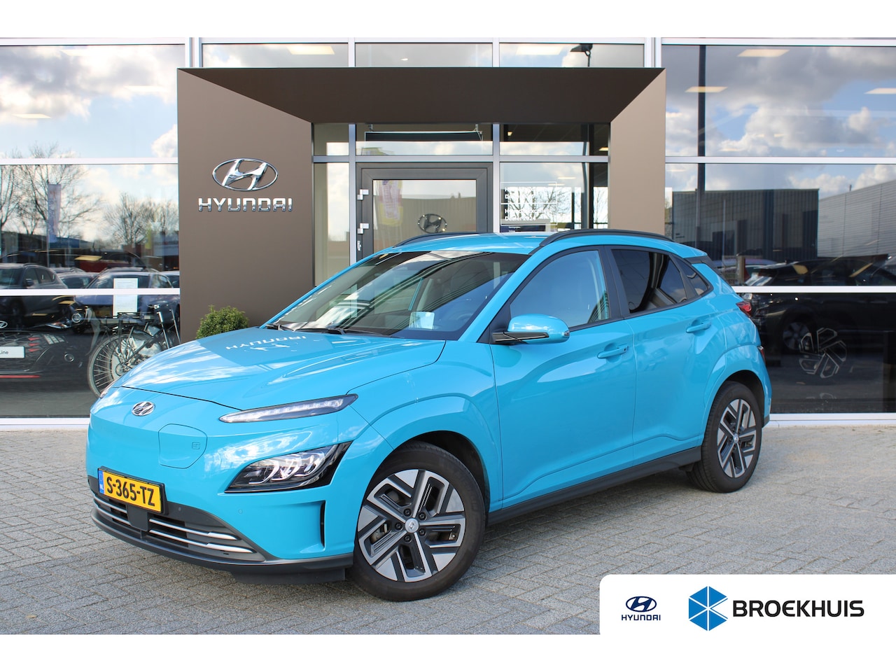 Hyundai Kona Electric - Hyundai EV Premium 64 kwh | Luxe uitvoering |Stoelverwarming|Leder | Elektrische stoelen | - AutoWereld.nl