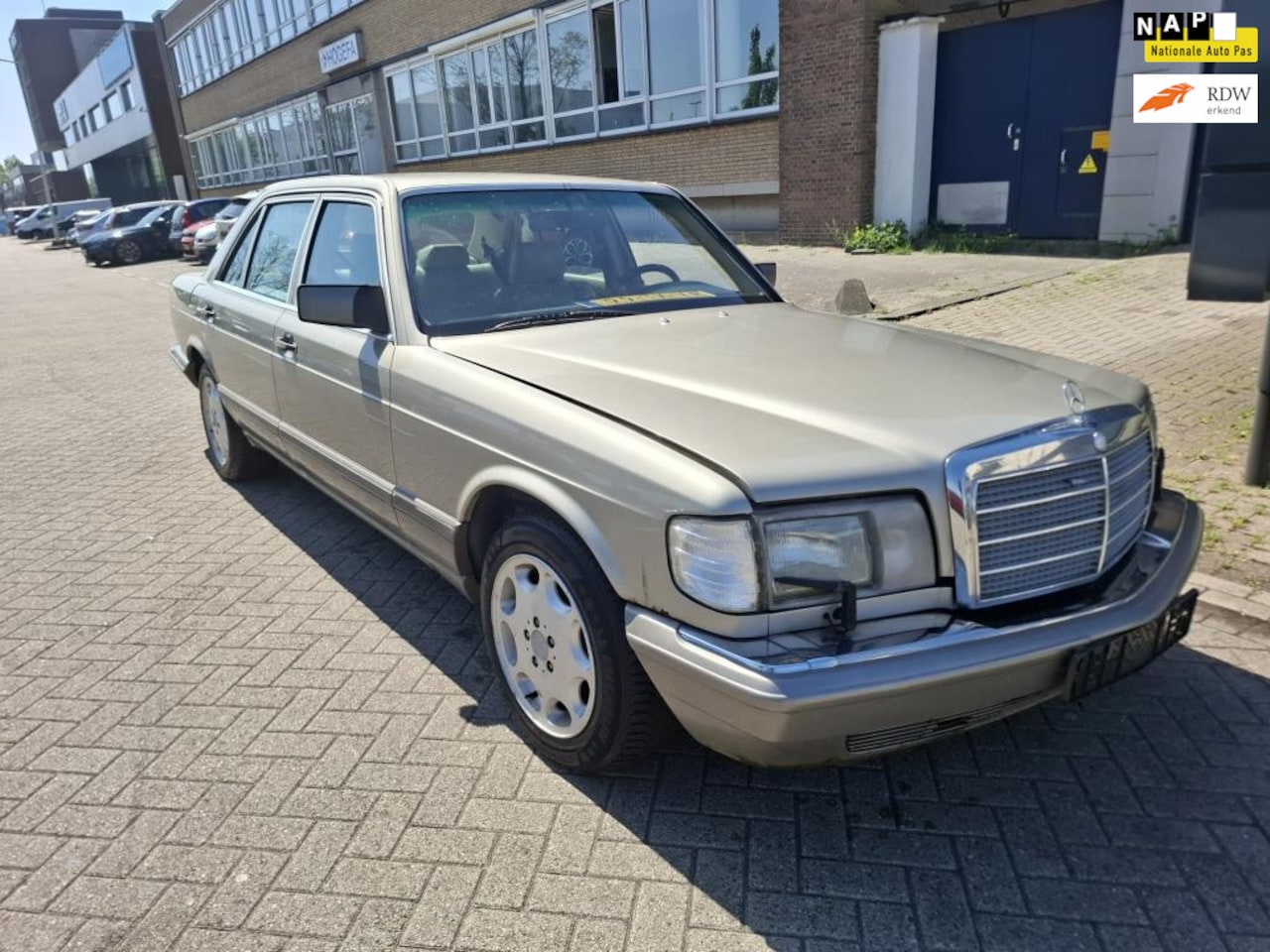 Mercedes-Benz S-klasse - W126 s350 turbo diesel 6 cilinders Oldtimer Inruil is mogelijk - AutoWereld.nl