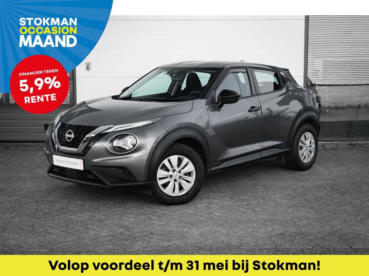 Nissan Juke - 1.0 DIG-T 115pk Visia | Airco | Cruise | Bluetooth | | incl. Bovag rijklaarpakket met 12 m - AutoWereld.nl