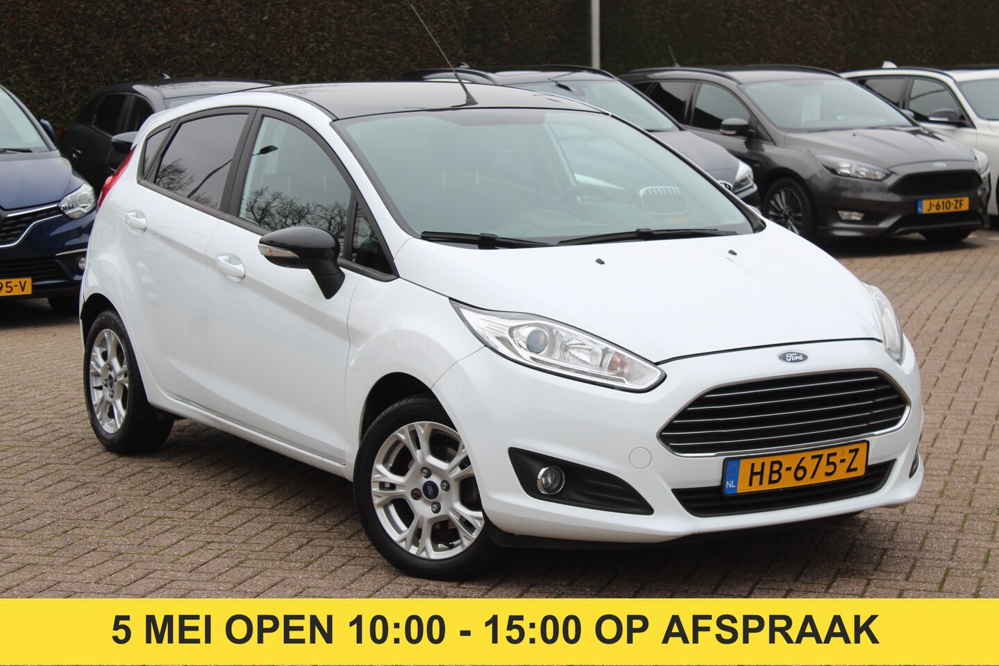 Ford Fiesta - 1.0 White Edition / Trekhaak / Navigatie / 15'' / Getint glas / Bluetooth / Radio / Airco - AutoWereld.nl