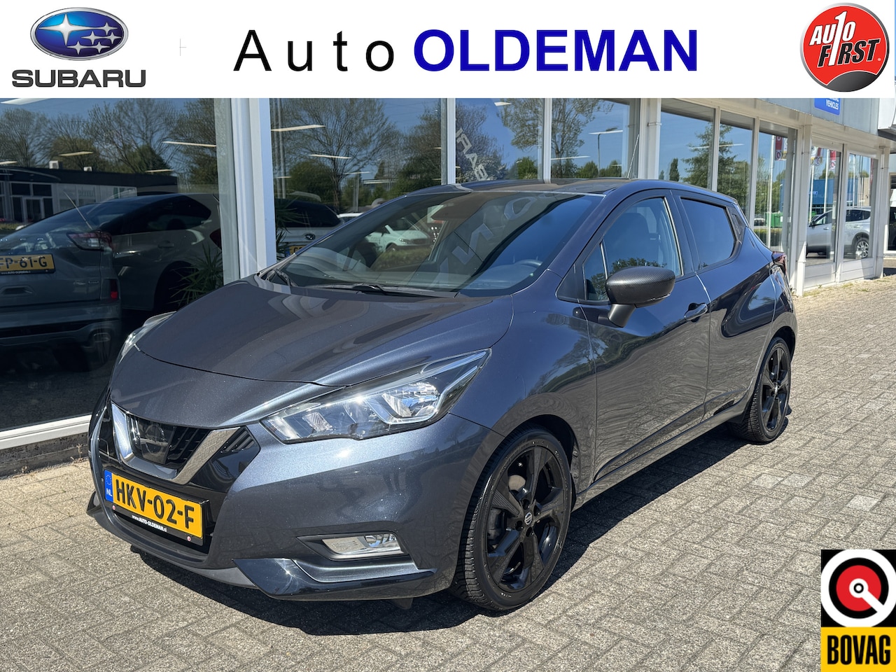 Nissan Micra - 1.0 IG-T Tekna Sport Leder Apple Carplay Camera ECC Cruisecontrol - AutoWereld.nl