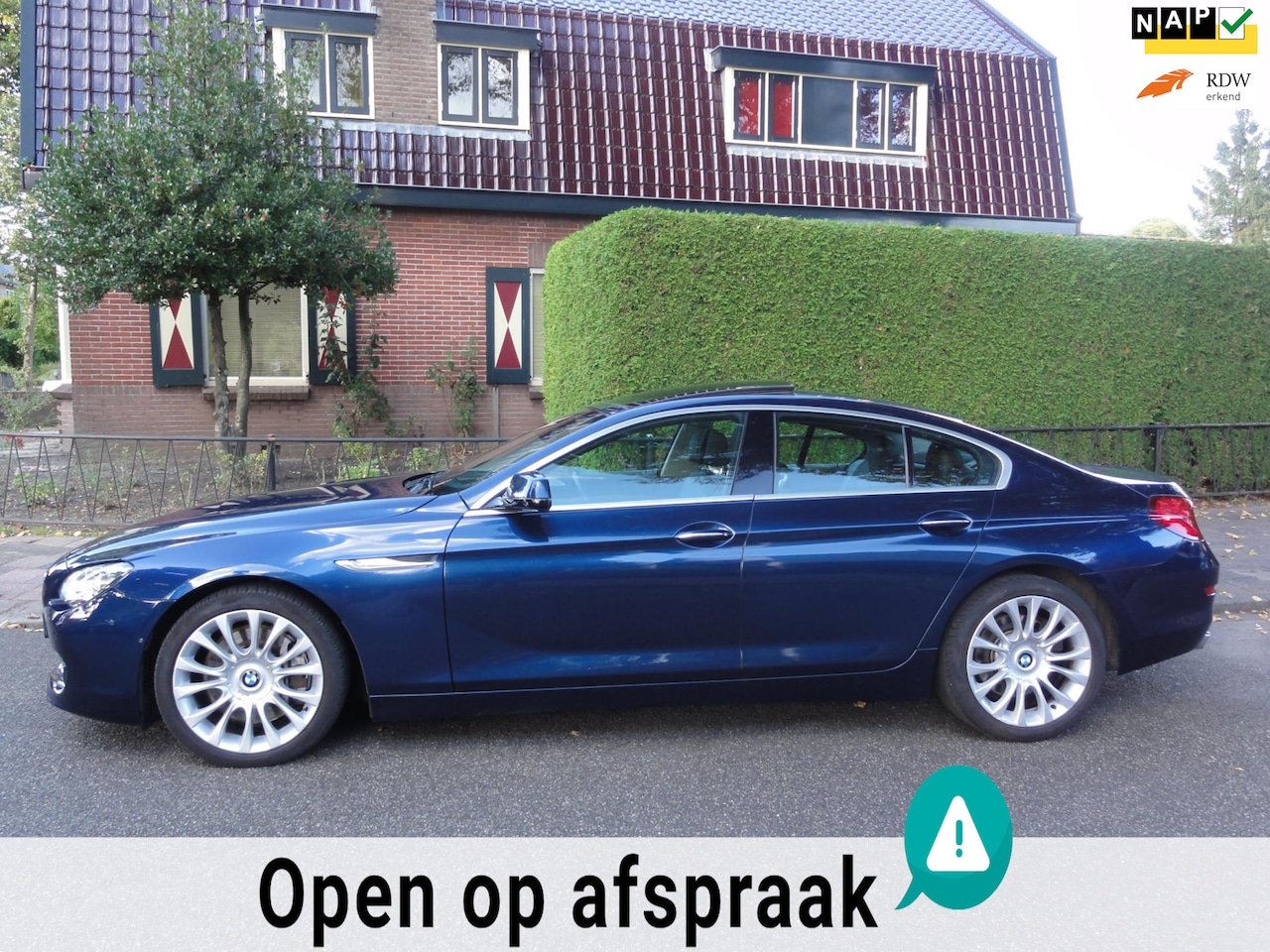 BMW 6-serie Gran Coupé - 650xi 450PK Facelift kleine motor storing NL auto - AutoWereld.nl