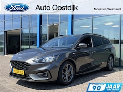 Ford Focus Wagon - 1.0 EcoBoost ST Line 125PK Cruise Navi Climate Keyless Parkeersensoren Privacy Glass 17''