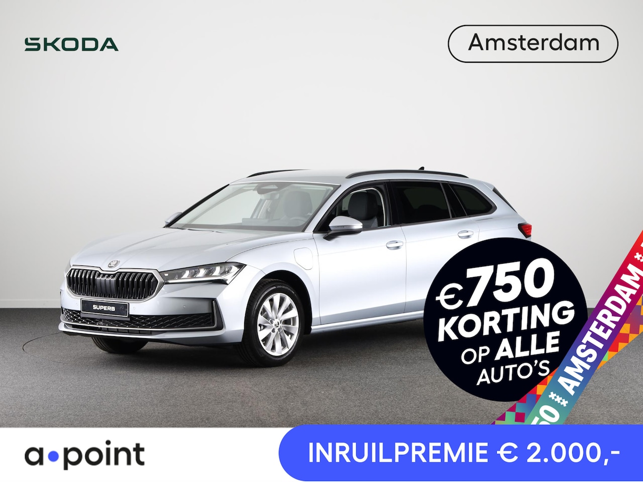 Skoda Superb Combi - Business Edition PHEV 1.5 TSI 204 pk 6 versn. DSG - AutoWereld.nl