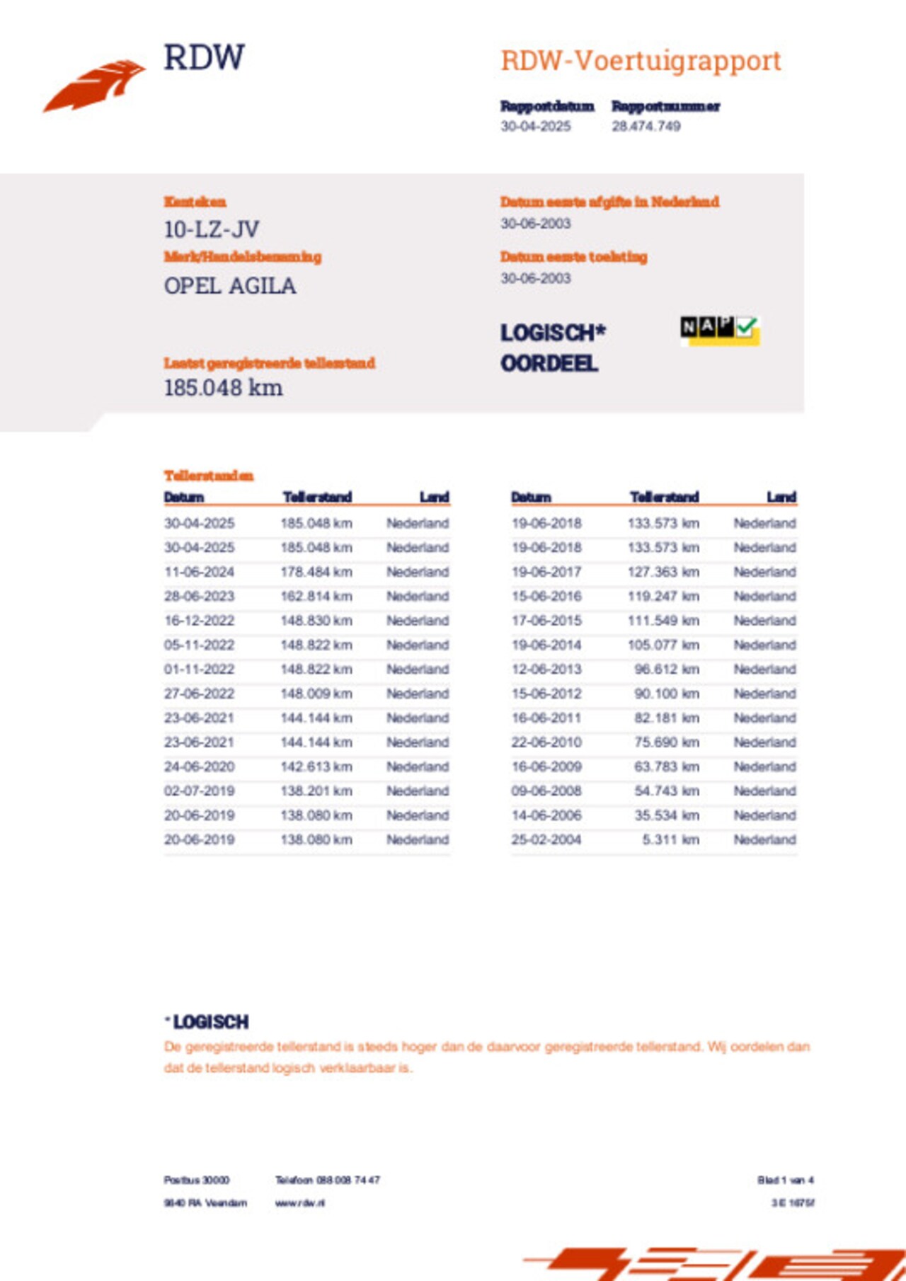 Opel Agila - 1.0-12V Comfort 1.0-12V Comfort